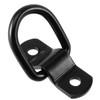 JEUIHAU 15 Pack 1/4 Inch Black D-Ring Tie Downs, D