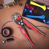 TOPEX 260-Piece Wire Stripper Self-Adjustable Crimper Plier Set Terminals Wire