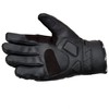 NORMAN New Black Short Leather Knuckle Protection Motorbike Motorcycle Gloves