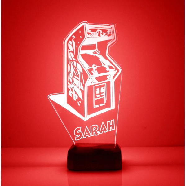 Mirror Magic Store Classic Arcade Game LED Night Light, Personalized