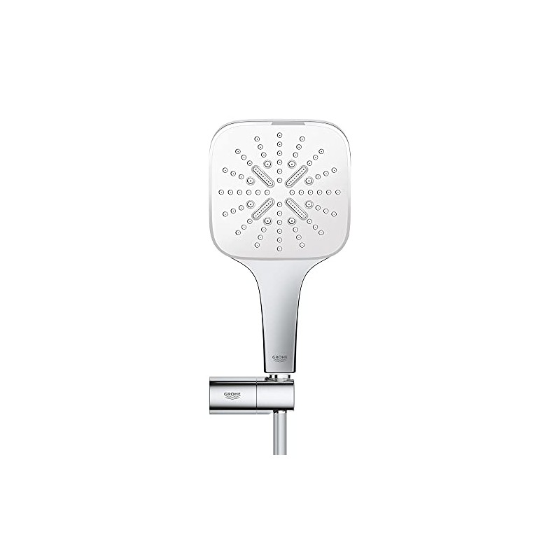 Grohe water-saving Cube hand shower head set including Rainshower 130