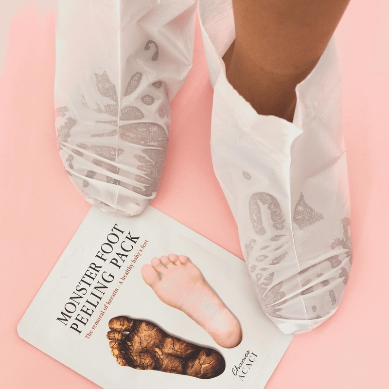 Monster Foot Peeling Pack (5 piezas) Mascarilla exfoliante de pies