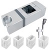 Adjustable Shower Bracket, 360° Rotation Shower Head Holder No Drilling