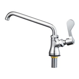 SANEI A5370-13 Kitchen Vertical Free-Up Faucet Shared Type, Double Screw Specifications, One-touch Open/Close, Sink Spacious