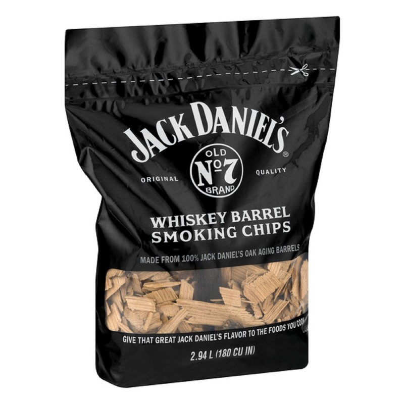 Jack Daniel's 01749 BBQ Smoking Chips, 1 pack, Black