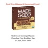 MadeGood Mornings Organic Chocolate Chip Breakfast Bars, 5 Count, 6oz