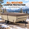 8-10 Ft Pop Up Camper Cover, 9-Layer Waterproof Windproof Folding