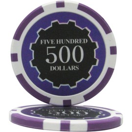 MRC 50 $500 Eclipse Casino Clay Composite 14 Gram Poker Chips
