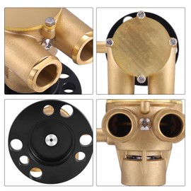 TAUTOY F6B-9 Crankshaft Mounted Impeller Water Pump For Volvo Penta 856513 3860703,For OMC V8 Engines,For Johnson 10-24946-01,For Sherwood P105,For Jabsco 50410-1201,For Indmar 685001