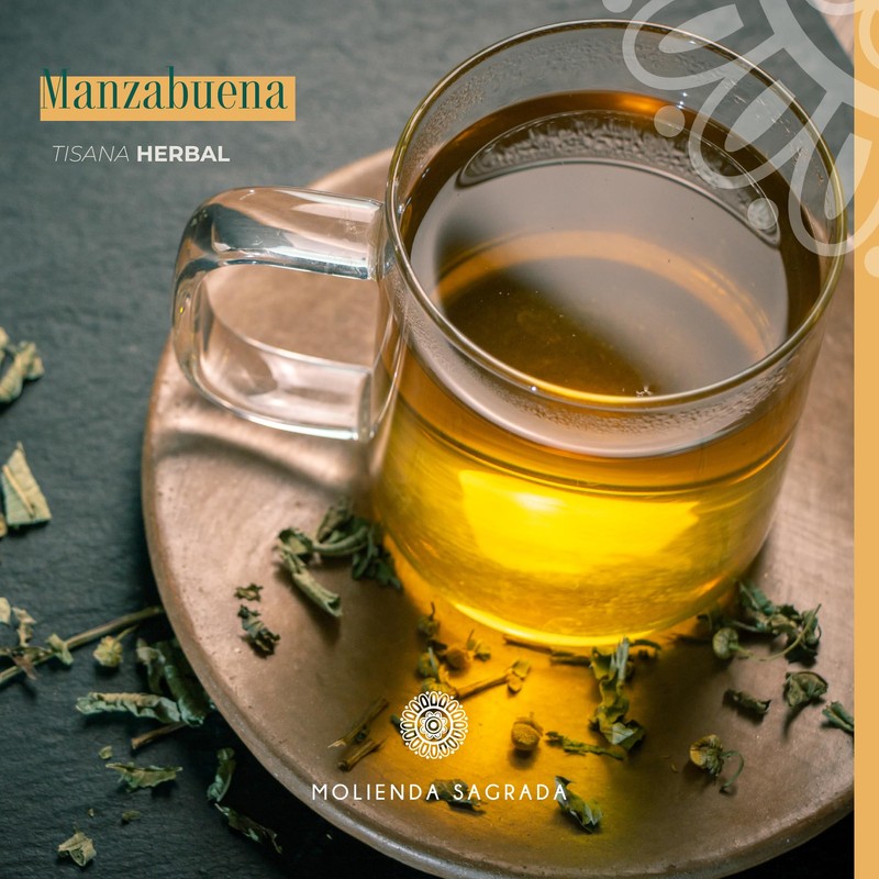 Molienda Sagrada Tisana Manzabuena/Infusión Herbal / 45 sachets biodegradables