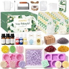 ZEROMX Soap Making Kit for Adults & Beginners Complete Soap Making Supplies