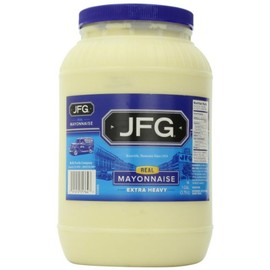 JFG Real Mayonnaise, Southern Classic Recipe with Cider Vinegar Fresh Eggs and Spices, Gallon Jar (Pack of 1)