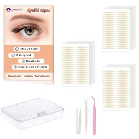 ZMBeautk ZMBeautk 600Pcs Premium Quality Complexion Natural Invisible Single Side Eyelid Tape Stickers Medical-use Fiber Eyelid Lift Strip, Instant Eye Lift Without Surgery, Perfect for Uneven Mono-Eyelids