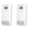 Miraval Design Wireless Weather Station with 2 Namable Sensors +