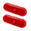 EVERESTHD 2Pcs Red LED Rear Lamp Turn Signal Light Fit