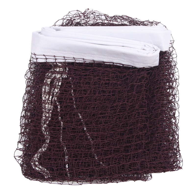 Badminton Net Only Portable Replacement Single Side Stitching Backyard Polyester