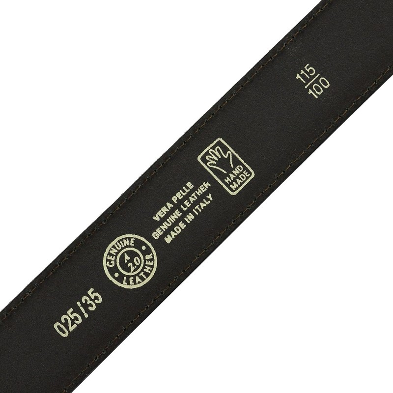 GRESEL Women's and Men's Suede Belt, Genuine Leather, Made in