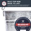Behrens 1210 Hot-Dipped Galvanized Steel Utility Pail, 10-Quart, Silver