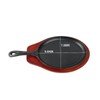 XZHOUSE Fajita Skillet Set Cast Iron Skillet Set 7.1in*9.84in with