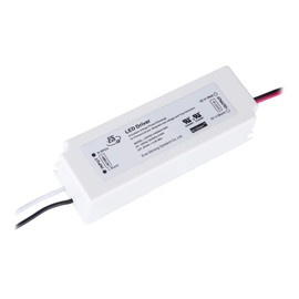 24V Dimmable LED Driver 24 Volt LED Transformer (Not for 12V LED Light) 75W LED Power Supply Dimmable Triac Dimming IP67 Waterproof 110V 120V to 24V DC 3.2A Dimmable
