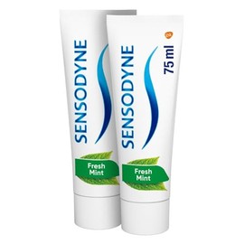 Sensodyne Toothpaste Care Gel Intense Freshness for Sensitive Teeth Reinforced Foam 2 x 75ml
