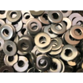 NON SPECIFIC #10 SAE STEEL FLAT WASHER ZINC PLATED 1/2" OD X 7/32" ID - 100PC