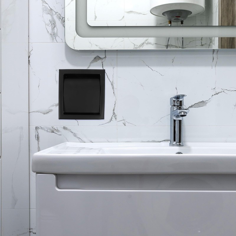 Uonlytech Stainless Steel Toilet Paper Holder Embedded Roll Tissue Rack