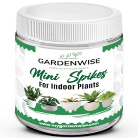 GardenWise Mini Fertilizer Spikes: Long-Lasting Care for Indoor Plants for 1.5 to 2 Years; 11 Count; Slow Release Fertilizer; Easy to Use