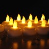 LED Floating Candles by Novelty Place, Flameless Tea Lights Warm