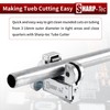 Sharp-tec 3-16mm Pipe Cutter, Adjustable Tube Cutter with Zinc Alloy