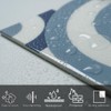 COLAMO Luxury 10PCS Glossy Blue Peel and Stick Tile,Self Stick