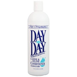 Chris Christensen Day to Day Dog Conditioner, Groom Like a Professional, Moisturizing, All Coat Types, Dilutes Up to 8:1, Made in USA, 16oz