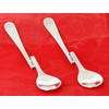 BUCKINGHAM Pack of 2 Stainless Steel Latte Spoons/JAM Spoons/Latte Macchiato