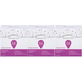 Summer's Eve Feminine Cleansing Wipes, Simply Sensitive, 16 Count, 3 Pack