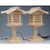 春日 燈籠 Wood 神前 Just put 8 Dimension Lanterns LED Bulb