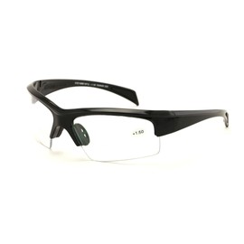 V.W.E. Bifocal High Performance Protective Safety Glasses with Anti Slip Nose Pad and Temples - Sun Reader (Clear Lens, 3.00)