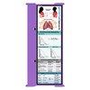 Whitecoat Clipboard® Trifold - Lilac Respiratory Therapy Edition