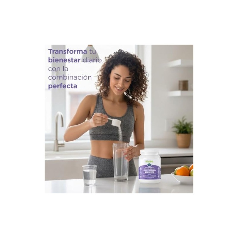 Life180 Dúo Colágeno Hidrolizado Citrato de Magnesio Sabor Uva Pack