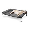 Veehoo Cooling Elevated Dog Bed + Waterproof Removable Pillow-Top Mat,