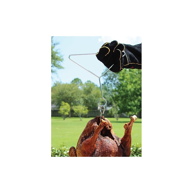 King Kooker Turkey Rack and Lifting Hook Kit. For use