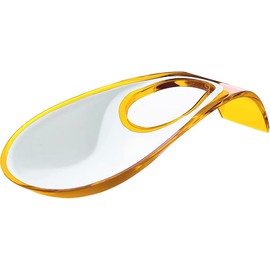 guzzini Latina Guccini Acrylic Ladle Rest 9.4 inches (24 cm) Outlet, No Outer Box, Acrylic, Dishwasher Safe, Stylish, Simple, Kitchen Goods, Tableware, Italian Miscellaneous Goods (88_ Lemon Yellow)