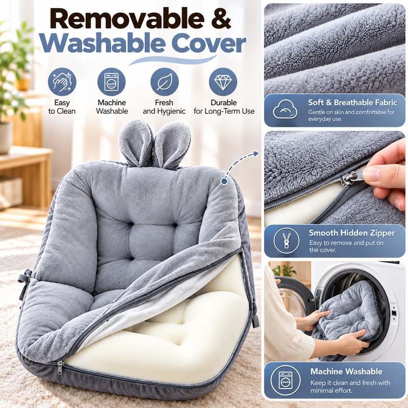 Ergonomic Memory Foam Seat Cushion for Sitting – Contoured Support
