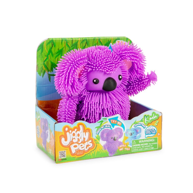 Jiggly Pets Koala Pink Interactive Electronic Koala toy with sounds