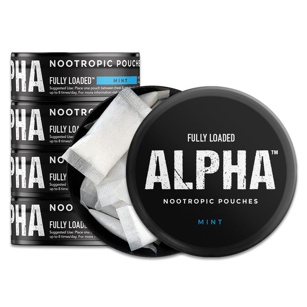 Fully Loaded Bullseye Fully Loaded Alpha Nootropic Pouches (Mint) -