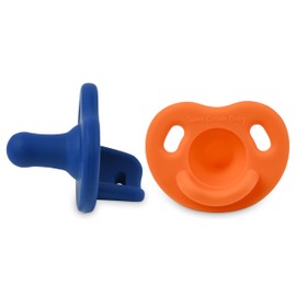 Sweet Cotton Baby Pacifier | 100% Food-Grade Silicone | BPA-Free, Chemical-Free | Soft Soothing for Newborns, Infants & Toddlers | One-Piece Safe Design | 0-36 Months | Baby Girl & Boy Essentials