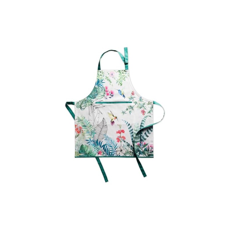 Maison d' Hermine Tropiques 100% Cotton Apron with an Adjustable