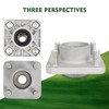 2 Pack Aluminum Golf Cart Front Wheel Hub Assembly, Fit