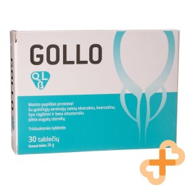 Suplemento Complejo Salud Próstata GOLLO 30 Comprimidos Extracto de Fruta Serenoi