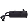 JZGRDN Muffler 18090-1451 Compatible with Kawasaki Mule 2500 2510 2520