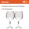 GSI Outdoors Nesting Red Wine Glass Set for Compact Storage